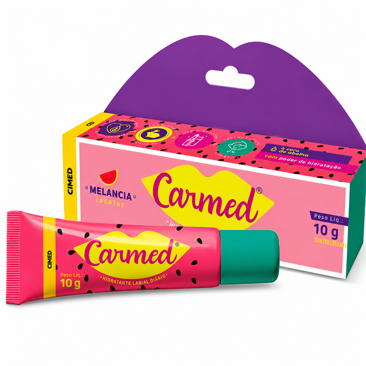Carmed Lip GLoss - Melância Efeito Gloss