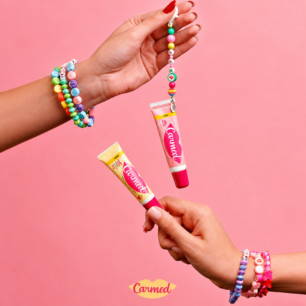Carmed Lip GLoss - BFF Rosa Glitter efeito Gloss