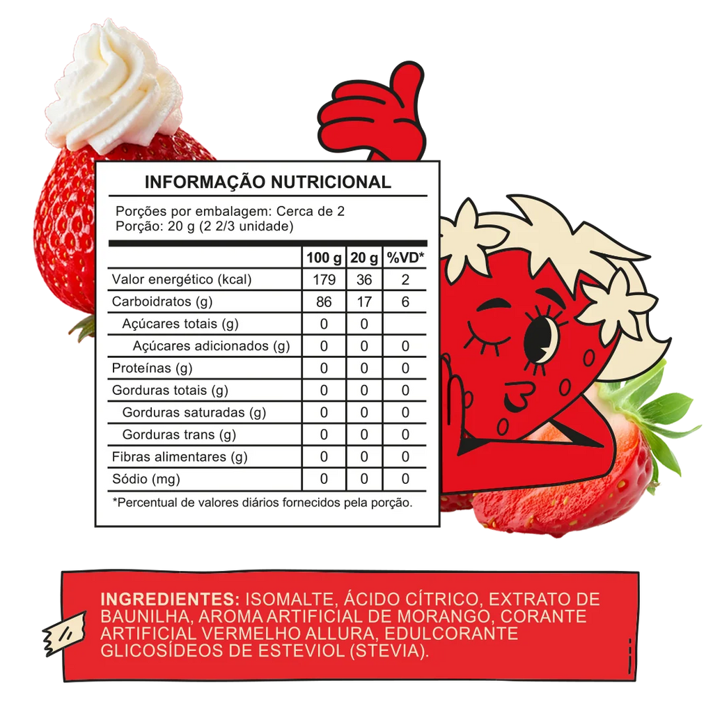 Ticky Morango Cream - Antonela