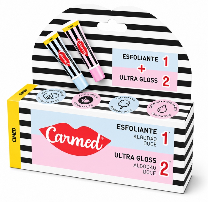 Carmed Lip GLoss - Algodão Doce