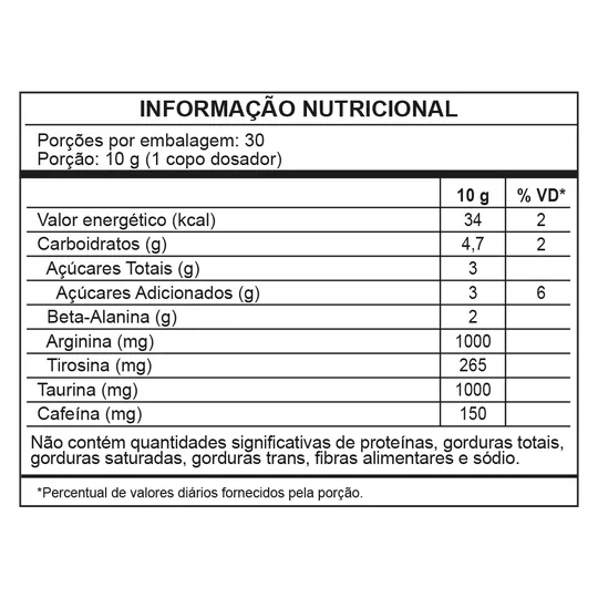 Super Power  Pink de Lichia - Pré-Treino Wpink 300g