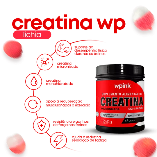 Creatina de Lichia Wpink 240g