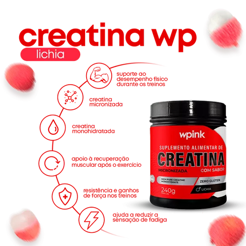 Creatina de Lichia Wpink 240g