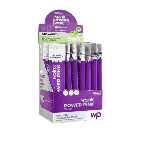Power Pink Uva Verde - Pré-Treino Wpink 300g