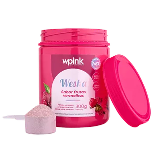 Wesha chá verde e hibisco Wpink - 300g