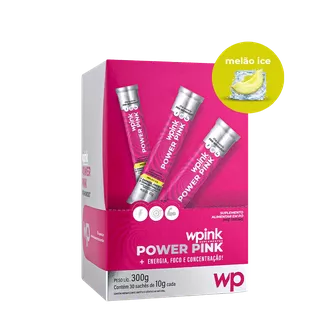 Power Pink Melão Ice - Pré-Treino Wpink 300g