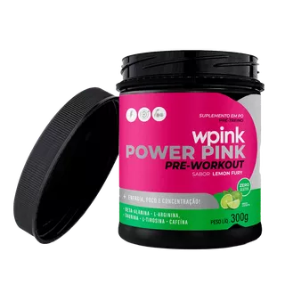 Super Power Pink de Limão - Pré-Treino Wpink 300g
