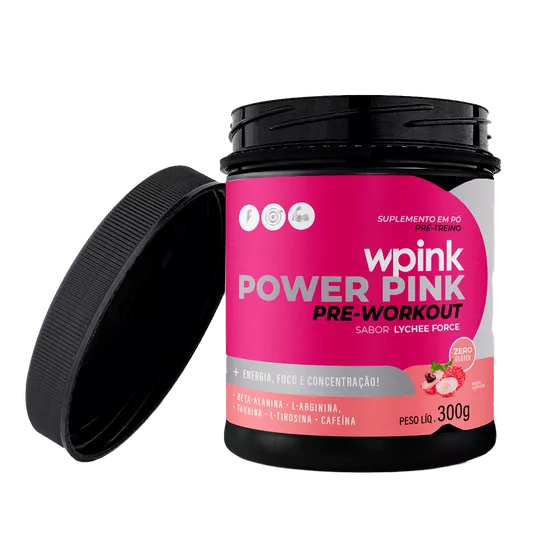 Super Power  Pink de Lichia - Pré-Treino Wpink 300g