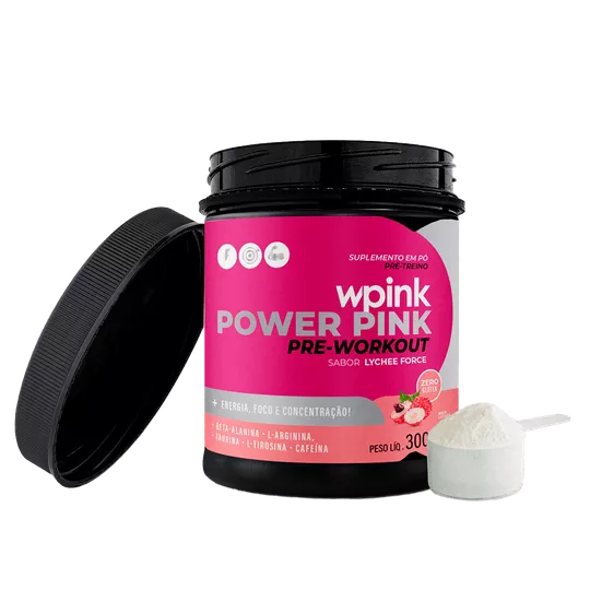Super Power  Pink de Lichia - Pré-Treino Wpink 300g
