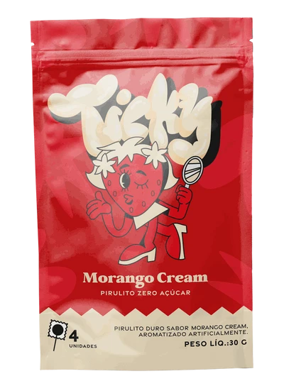 Ticky Morango Cream - Antonela